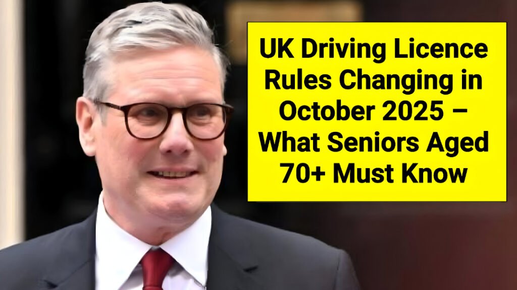 UK Driving Licence Rules Changing in October 2025