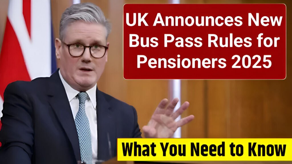 UK Announces New Bus Pass Rules for Pensioners