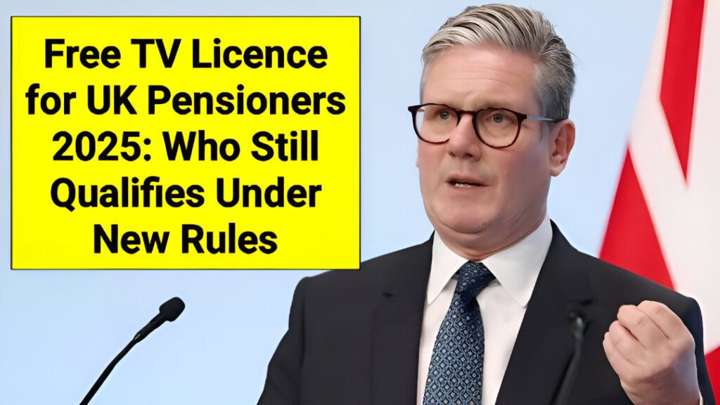 Free TV Licence for UK Pensioners 2025